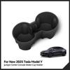 Для Tesla Model Y Juniper/Launch 2025 Автомобильный подстаканник Аксессуары для интерьера Центральная консоль Держатель для стакана с водой Кейс для хранения напитков