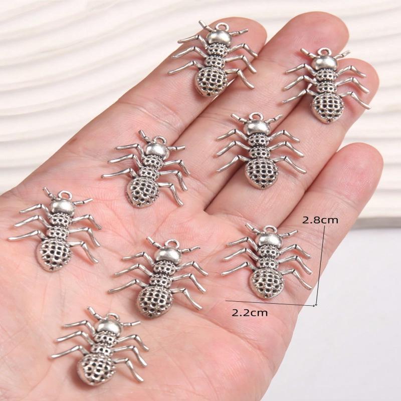 Nature-Inspired Hip Hop Animal & Insect Alloy Charm Pendant for DIY Necklaces & Bracelets