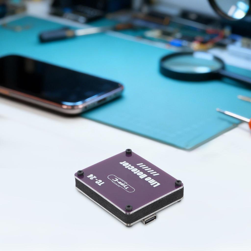 Для ремонтных техников Тестер USB-C кабеля Тестер Type-C Кабеля Работа от батарей Портативный ручной дизайн