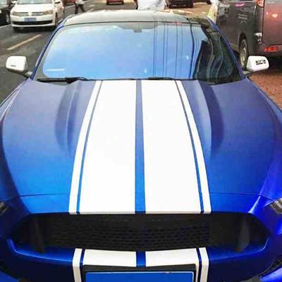 Для Ford Mustang 15-20 узор из углеродного волокна, полный кузов, гирлянда, декоративная наклейка, капот двигателя