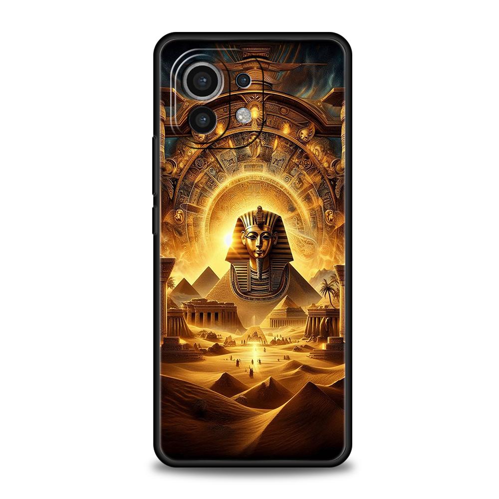 Египет Египетский Бог пирамида Чехол для телефона Для Xiaomi 15 14 13 12 Lite 14T 13T 12T Pro Poco X7 X6 X5 X4 X3 NFC F7 Ultra F6 Pro