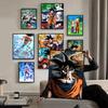 Аниме фигурки Вегета Гоку D-Dragon Ball классические винтажные постеры HD качество настенное искусство ретро постеры для домашнего декора комнаты
