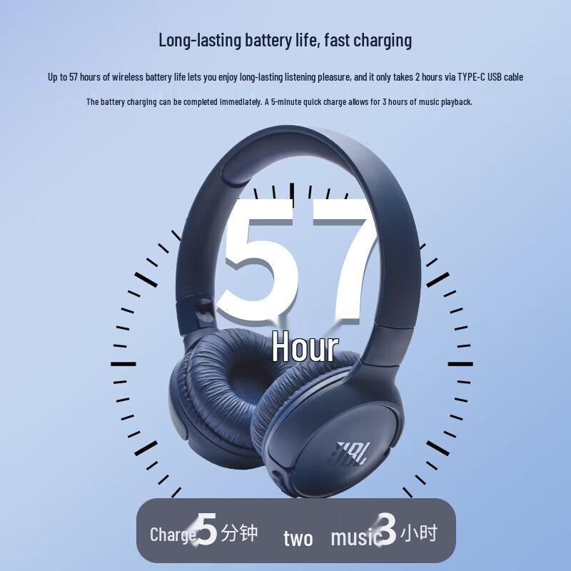JBL Беспроводные накладные наушники TUNE520BT