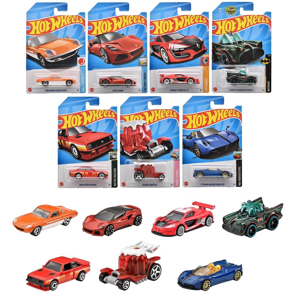 Hot Wheels Basic Car Assortment мини-машины, проданные в годах и [36 коробок] [3 вверх] 98KF-C4982