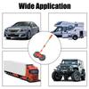 Three-Section Telescopic Car Wash Mop Roof Window Cleaning Maintenance Auto Supplies Double Brush Head Rotating