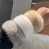 Модные Милые Меховые Манжеты из Норки Теплые Нарукавники Браслеты Аксессуары