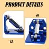 2x Adjustable Trim Tabs Blue High Performance Sturdy Construction Portable Repairing Aluminum Alloy