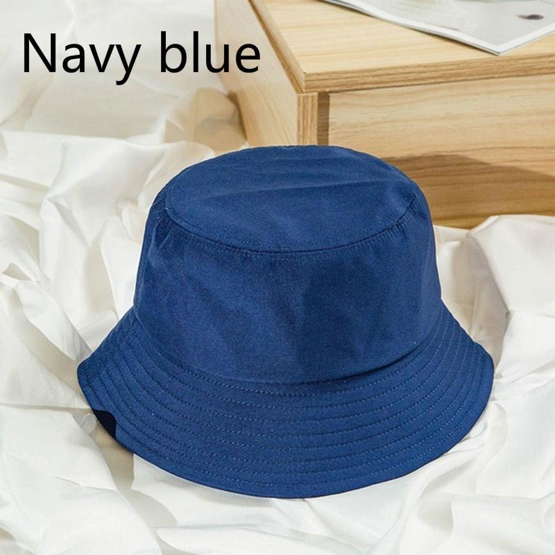 Summer Fashion Unisex Flat Top Sun Hat Cotton Fisherman Hat Outdoor Soft Top Accessories Sun Hat