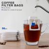 50Pcs Coffee Filter Bags Disposable Drip Coffee Paper Pack Portable Hanging Ear Espresso Coffee Accessories Tea Tool