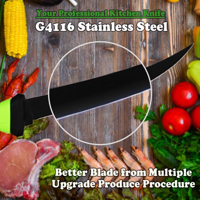 Многофункциональный нескользящий скребок из нержавеющей стали для рыбной чешуи, резиновая ручка, нож для резки рыбного филе, рыболовный инструмент, рыболовные снасти