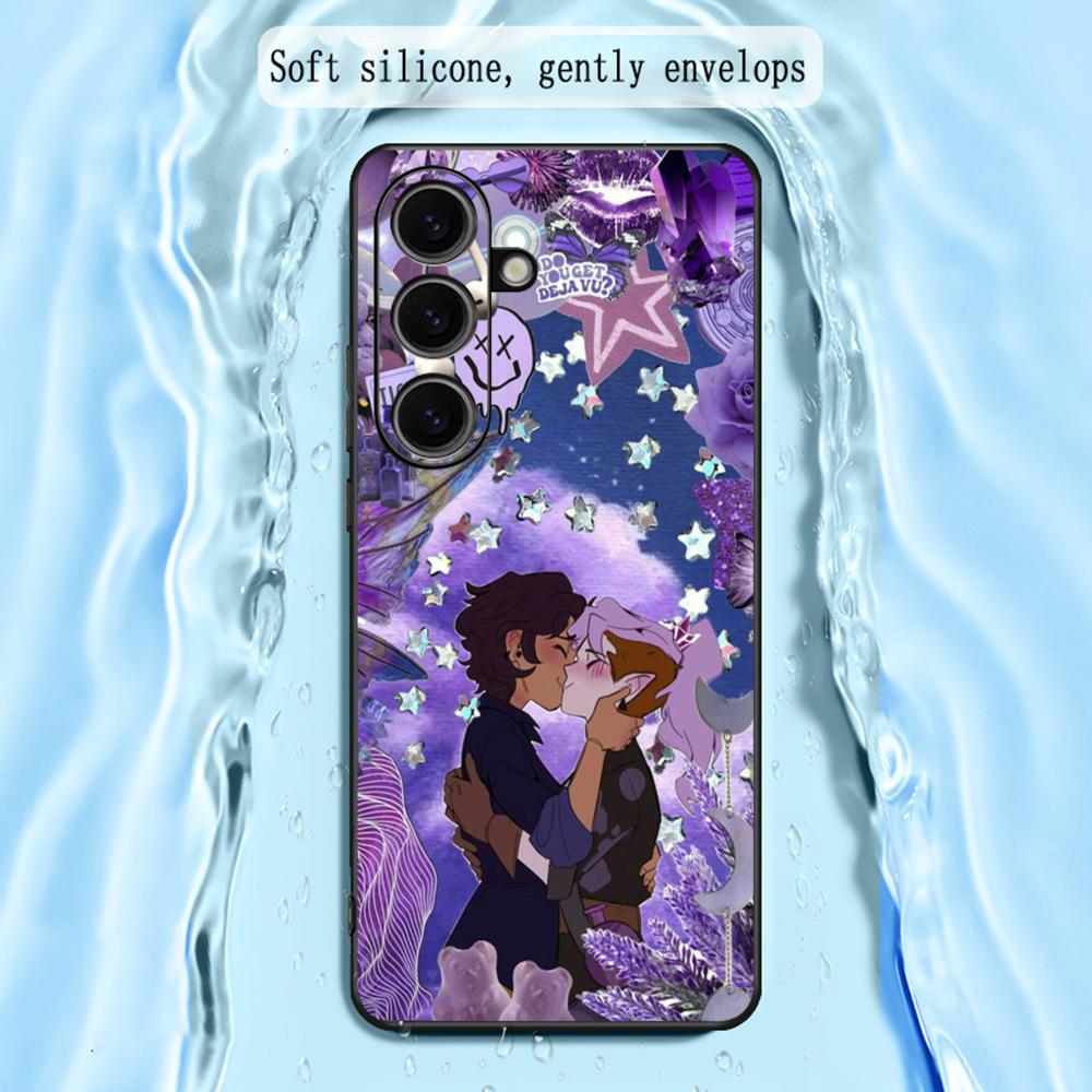 Супер Горячий Чехол для Телефона The Owl Houses Для Samsung Galaxy S25 S24 S23 S22 S21 S20 Plus Ultra Note20 Ограниченный Мягкий Черный