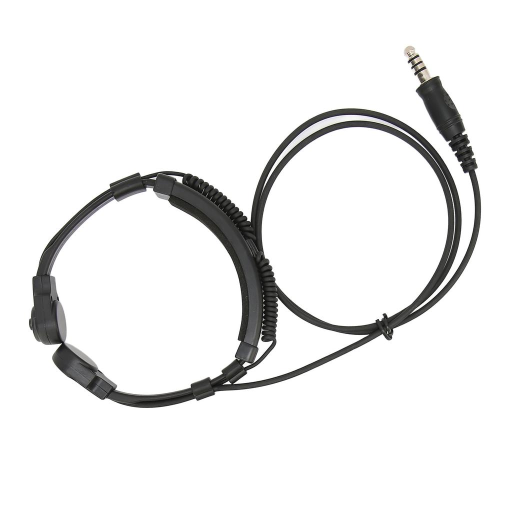Гарнитура U94 PTT и Throat Control 7,1 мм с шумоподавлением, регулируемая гарнитура для рации с PTT
