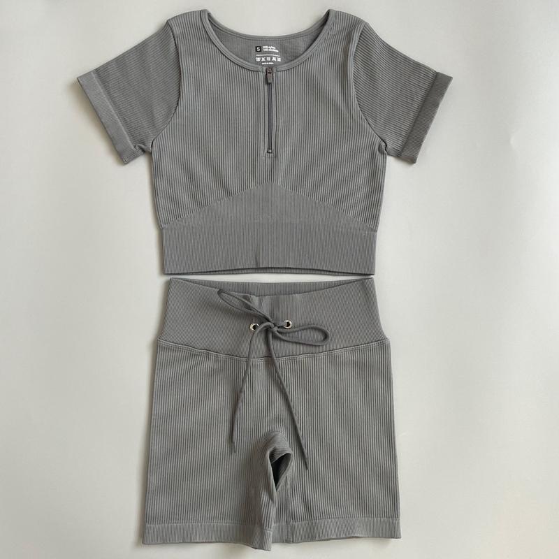 Women's Tracksuit Seamless Yoga Set Workout Sportswear Gym Clothing Fitness Sports Suits