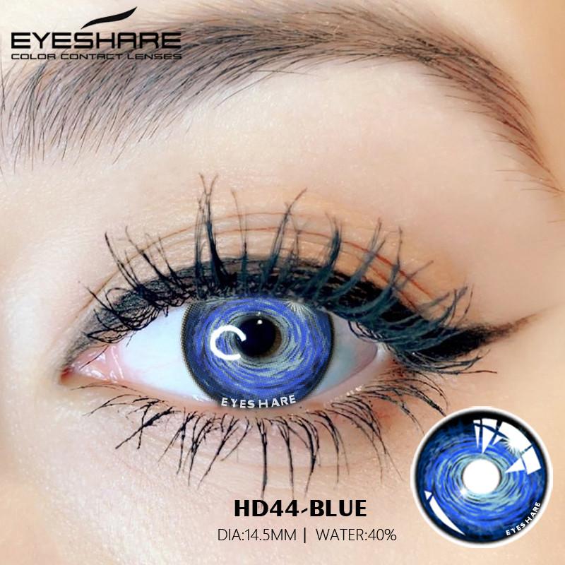 Eyeshare Косплей Фиолетовый Цвет Контактные Линзы для Глаз Синие Линзы Colorcon Аниме Coser Линзы Макияж Глаз Pupilentes