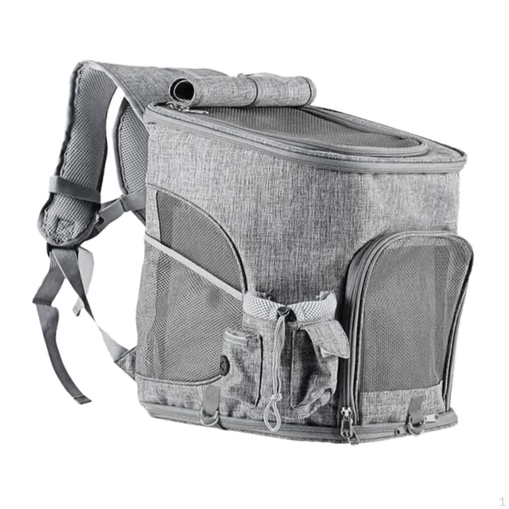 Сетчатый рюкзак для домашних животных, сумка для переноски, дышащая, мягкая, для путешествий и походов