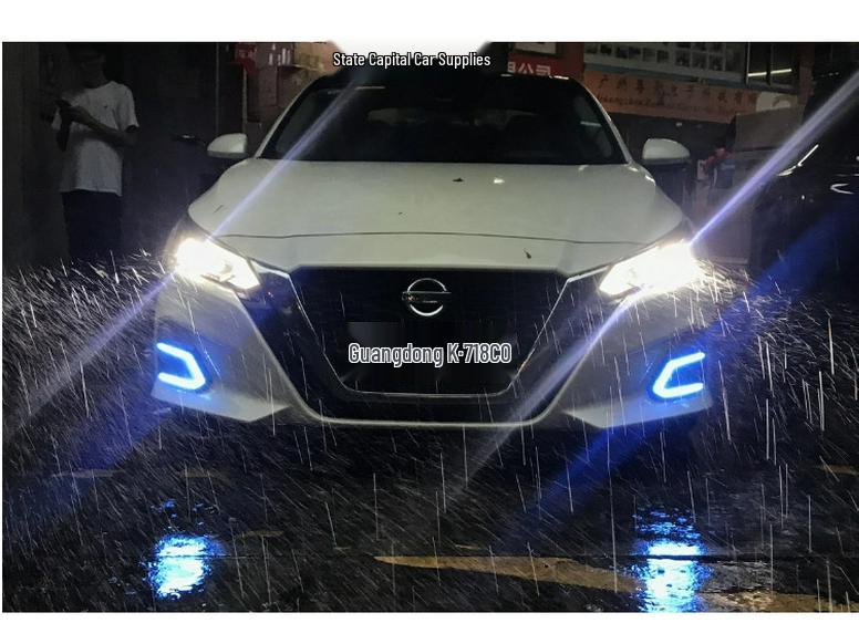 Светодиодные дневные ходовые огни (ДХО) Модификация для Nissan Teana 2018-2021 Передний бампер