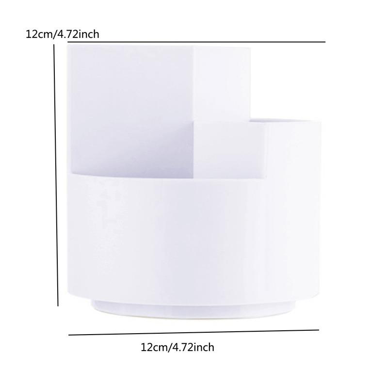 1 шт., разделенный многослойный вращающийся держатель для карандашей, большая емкость, офисный стол, индивидуальный простой многофункциональный ящик для хранения