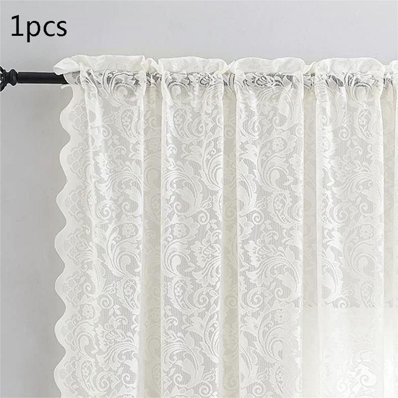 INS Пасторальные французские кружевные прозрачные шторы для гостиной спальни окна белые тюлевые шторы занавески для домашнего декора Rideaux