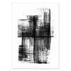 Abstract Brush Strokes Black and White Ink Canvas Printing Paintings Posters Wall Art Pictures for Living Room Home Decoration