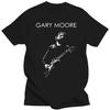 Винтаж GARY MOORE Live In Tour Плотный Хлопок Черный Все Размеры Унисекс Футболка TR646 Унисекс Футболка