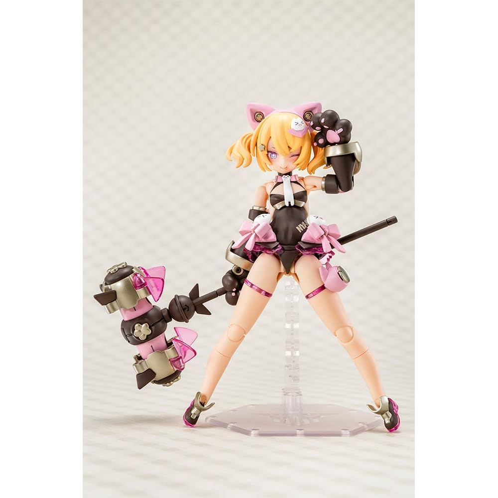 Kotobukiya Megami Device Puni Mofu Черная Мао Масштаб 135 мм Пластиковая модель