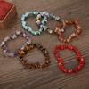 5-8mm Mixed Natural Gemstone Chip Beads Stretchy Bracelet