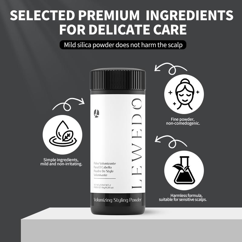 Пудра для пышности волос, дизайн стрижки, увеличение объема волос, фиксация пушистости, стойкая укладка, освежающая, мужская и женская пудра для укладки волос