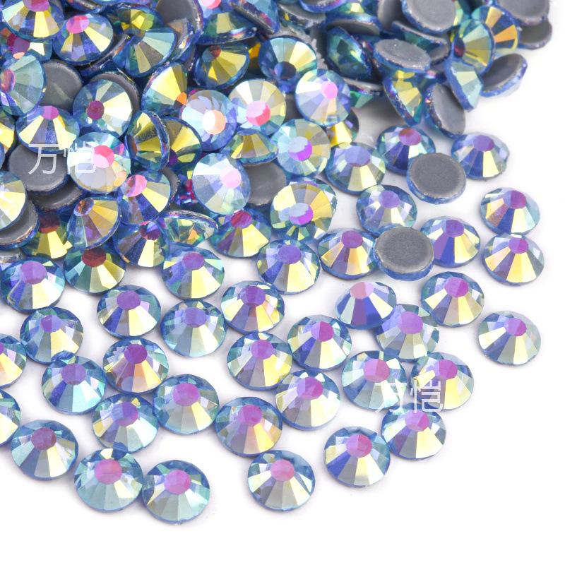 Blue Series Glass Hot Drill, Hot Melt Adhesive Стразы Diy Аксессуары для одежды Декоративные Красота Креативные Аксессуары