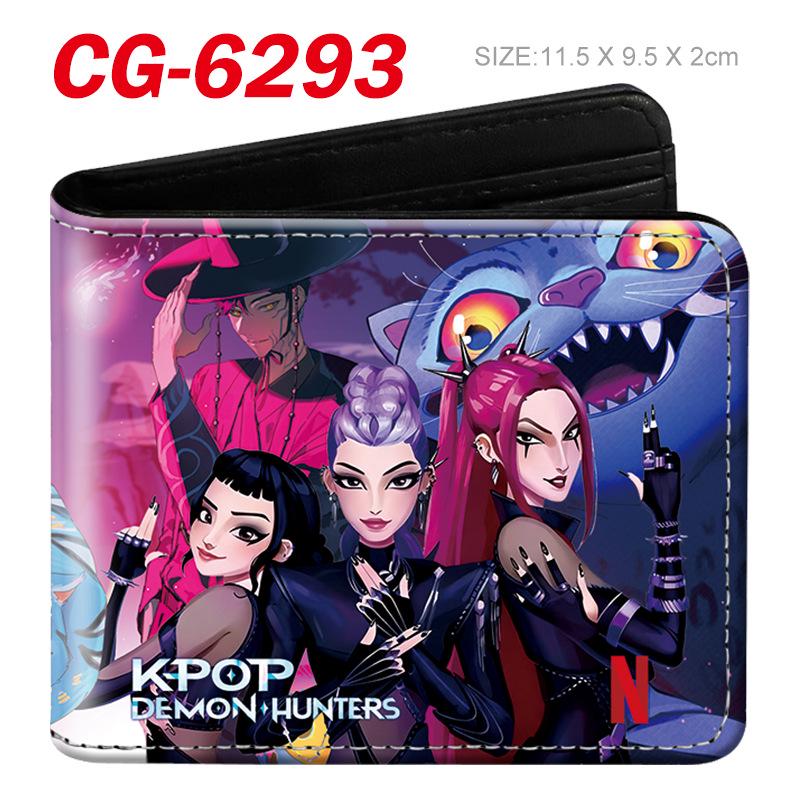 K-POP Demon Hunter Девичья группа 3D Тисненый Аниме Кошелек для Студентов и Поклонников