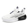 Men's shoes spring youth sports running casual height increase rotating buckle small white soft sole shock absorption dad versatile shoes