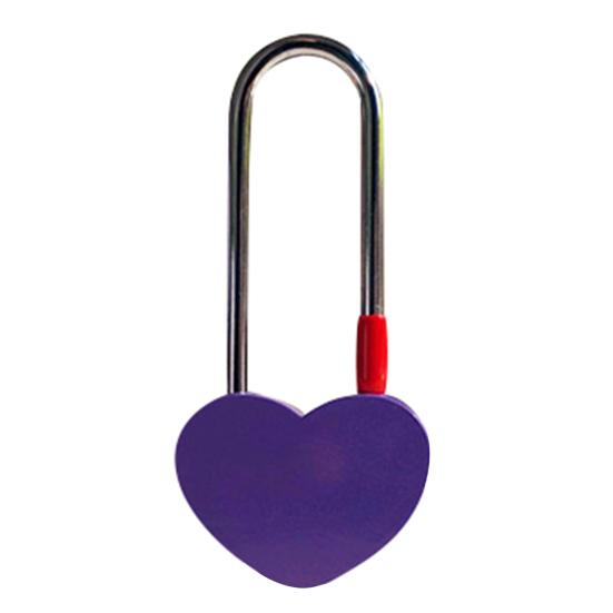 Модный замок в форме сердца, однотонный, износостойкий, компактный, навесной замок с пожеланиями, пара