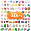30Pcs Kawaii Squishies Mochi Squeeze Toy Cute Animal Anti-Stress Ball Squishy Fidget Sticky Stress Funny Stranger Kids Gift