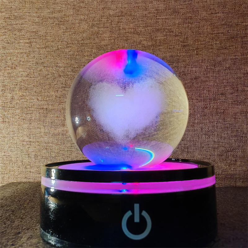 Солнечная система 3d хрустальный шар Хрустальный глобус Лазерная резка Хрустальный шар с шаровой подставкой Декоративные сферы планет Галактика Подарок на день рождения Украшения