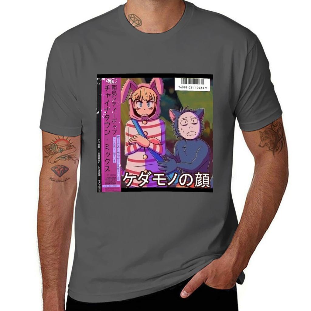 Vaporwave аниме Попи исполнитель Футболка больших размеров топы хиппи одежда быстросохнущие летние топы мужская одежда