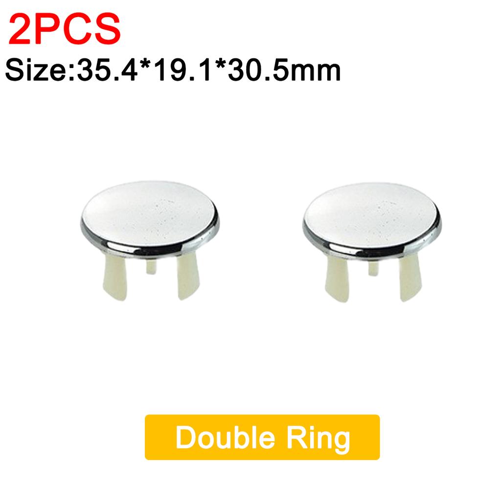 2/4 шт., круглая крышка для раковины, кран для раковины, отделка отверстий, полое кольцо для раковины, украшение для кухни, ванной комнаты, принадлежности