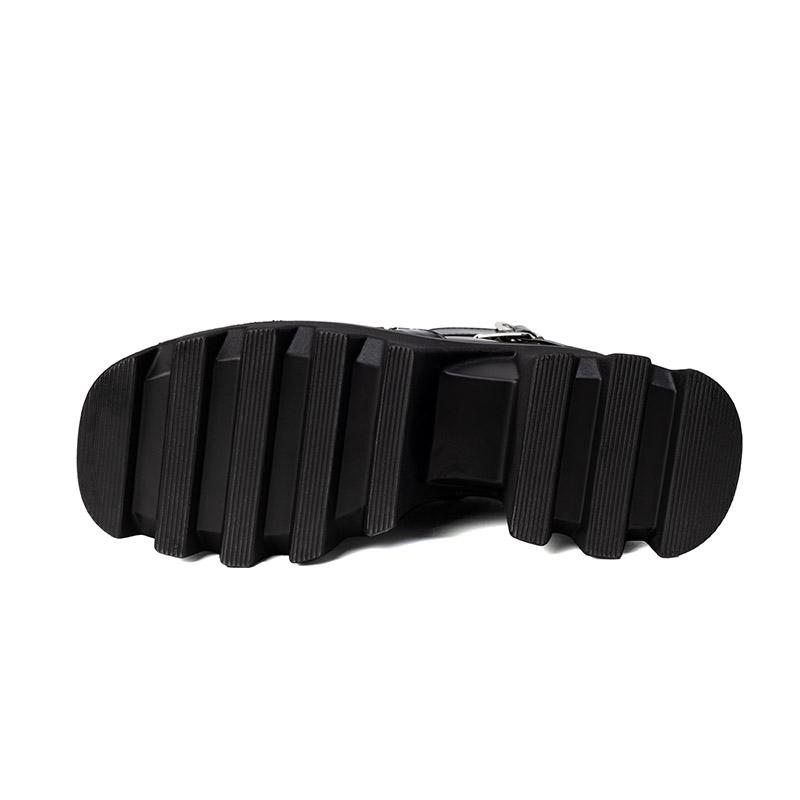 Женские короткие ботильоны на высоком каблуке, новые водонепроницаемые ботильоны на толстом каблуке, большого размера, на толстой подошве, в римском стиле, осень-зима