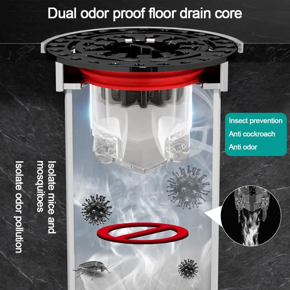 Предотвращение обратного потока в душевой сливной системе Dectable Anti-Drain Filter Plug Universal Fast Draining Floor Drain