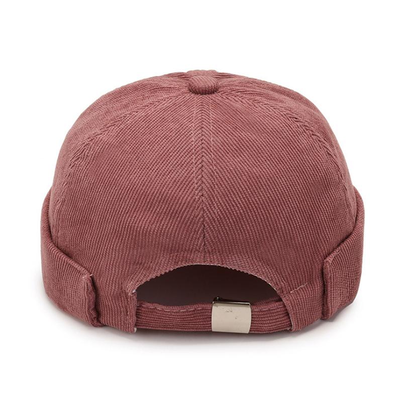 Шляпы без полей Шляпы в стиле хип-хоп Регулируемая уличная повседневная портативная винтажная купольная шляпа