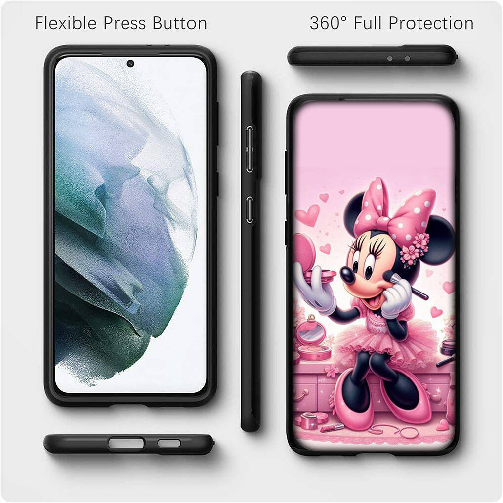 for iPhone 17 16 15 Xiaomi Poco F7 F8 X7 X6 C85 C75 C71 M8 Redmi Note 14 13 12 11 Pro Max 14C 13C 15C A3 A4 12C Phone Case Poster Minnie Mouse Cover