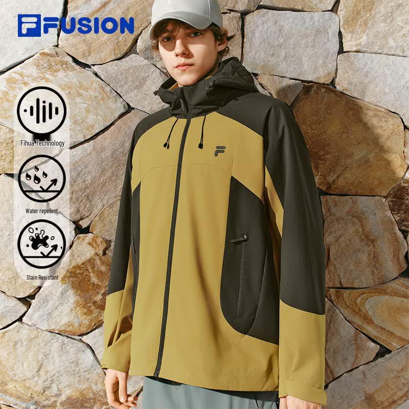 Fila Куртка с пэчворком из ткани и флиса