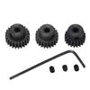 48P Pinion Gear Set 20T 22T 24T 3.175mm RC Motor Pinion Gear for 1/10 RC Brushless Brush Motor