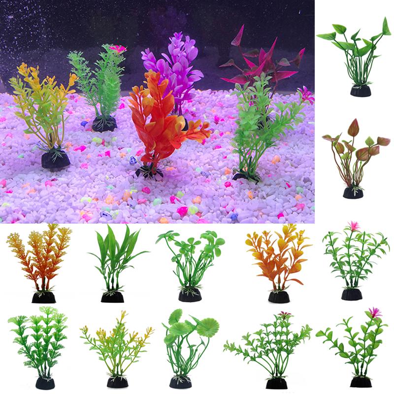 1PC Fashion Fish Tank Artificial Flower House Decoration Decorations Water Plants Romantic Gift 1pc