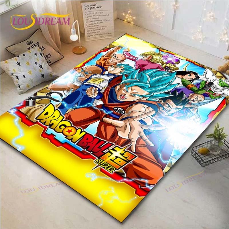 Аниме Dragon Ball Z Гоку узор ковры гостиная противоскользящий коврик детские коврики для спальни коврик для йоги большой ковер декор