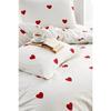 Tiles Single Patterned Duvet Cover Set, Elastic Sheet And 1 Pillowcase