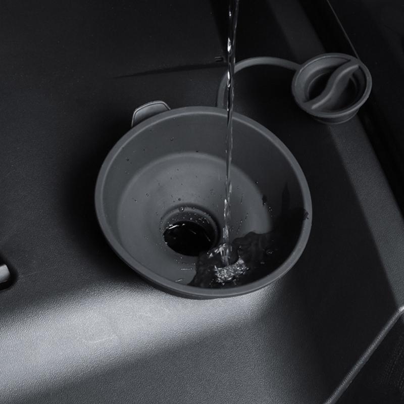 Силиконовая жидкость для омывателя лобового стекла, герметичная стеклянная воронка для воды, сетка для заливного отверстия для модели 3/Y, без разливов, простота обслуживания