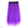 Кудрявые вьющиеся волосы на заколке для волос в наращивании волос, одна часть с 5 клипсами, цветные накладные волосы цвета омбре для косплея