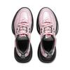 Li Ning Project* Ling Kong Shock Absorbing Wear Resistant Low Top Casual Shoes Women Casual Shoes Pink AGCU260-5
