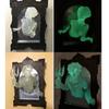 Ghost Sculpture In The Mirror Wall Plaque Luminous Display Mirror Creative Hanging Wall Home Room Decorations Home Decor