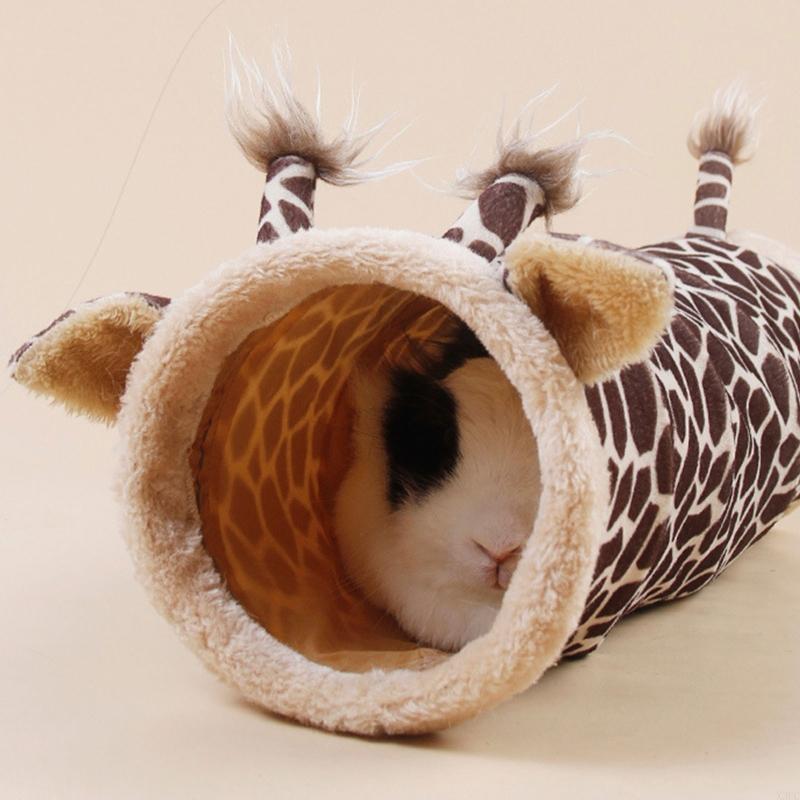 Small Pet Tunnel Hideout Portable Rabbit for Play Tube Foldable Tunnels Safe Non Toxic for Kitten Bunny Easy Storag X3UC