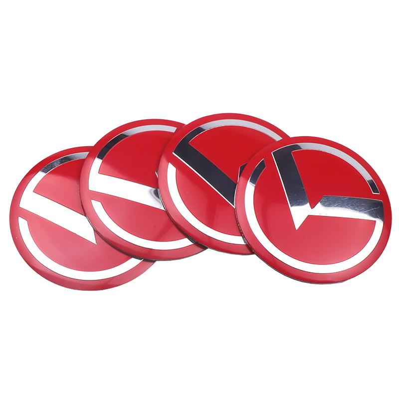 4pcs 56/60/65mm Car Wheel Center Hub Caps Stickers Badge Cover For KIA GT Line Forte Seltos K5 Sportage Ceed Soul Cerato Sedona